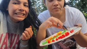 Bite selfie