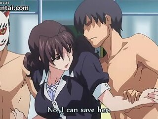 Horny woman with great tits gets hot cumshot