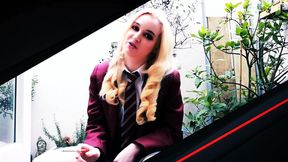 Scorching British Redhead Teen Gives Blistering Jerk-Off Sessions