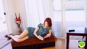 fantasizing about a mysterious redhead princess from writing class and her fiery fanny