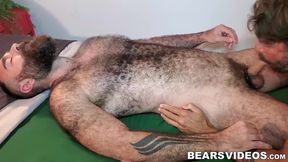Bearded Alete Desco fucked bareback after horny blowjob