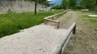 Stranger Dark Hair inside the Outdoors Park Accepts to Strokve that Dick for
