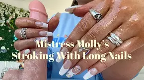 Stroking With Long Nails