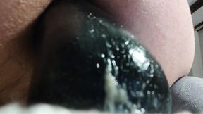 Thick plug with plenty of cream from my kinky ass cunt