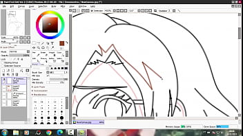 Drawing Ecchi Rion Aida (Agent Aika) - Repost
