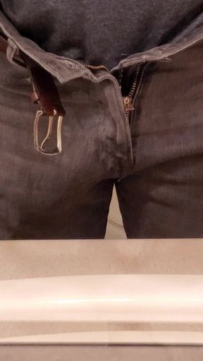 Pulling out my hard cock