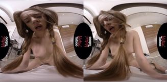 Experience the ultimate VR porn experience with the hottest brunette in the game - KN (4K) Handjob