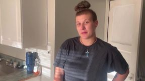 Tomboy and the delivery guy