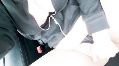 18YO German BBW Teen Gushes Car Fuck Almost Caught DirtyTalk