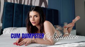 cum dumpster certification