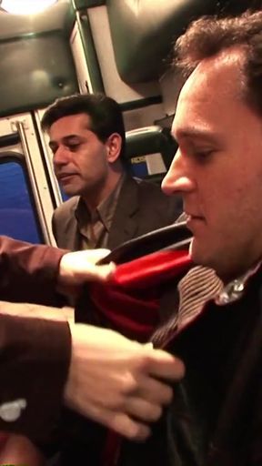 Stunning moment from &quot;Two guys get the fuck of their lives by two babes in an ambulance&quot;