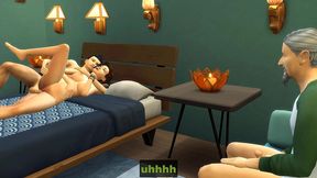 stepmom bind her stepson to have sex with her supported by his stepfather - stepmother and stepson