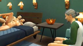 stepmom bind her stepson to have sex with her supported by his stepfather - stepmother and stepson