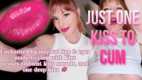 One Kiss To Cum - Kiss, Lips, Mouth, and Tongue teasing Kissing Sounds, Countdown