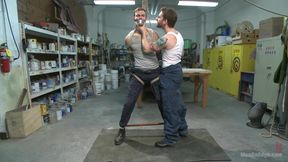Mechanic Edged by His Own Tools