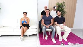 Blind Date for Lana Villafuerte  the Latina Gets Covered in Milk!