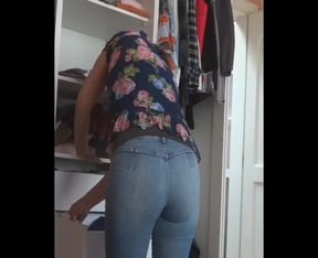 My Beautiful Wife Shows off in Her Underwear Before We Have Sex.