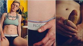 Queer strapon JOI for women - butch coworker seduces you and tells you how to cum