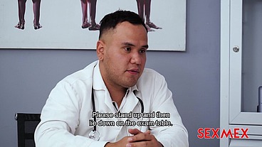 SEXMEX - THE CHEERLEADER GOES TO THE DOCTOR . Danna Vallejo