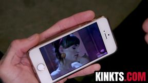 Brunette trans Natalie Mars disciplines and fucks tatted hunk Ruckus