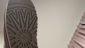 Squashing A Bug (you) with my Uggs & White Ankle Socks