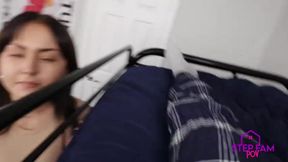 Step Sister Desires the Top Bunk in POV Encounter