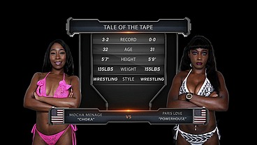 Mocha Menage vs Paris Love Female Wrestling