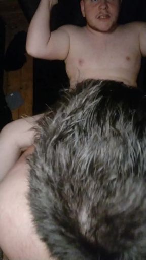 Ginger Chubby Getting Pounded in Sling