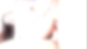 My First DP, Skinny Brunette Parish with Balls Deep Anal, DP and Swallow GL243