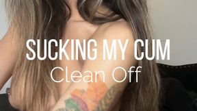 Sucking My Cum Clean Off