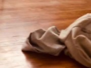 behind the scenes w naughty surprise at the end - hairy ftm strips + orgasms