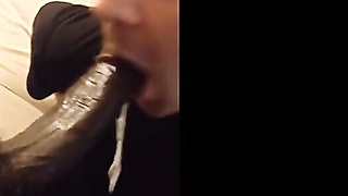 Black Man sausage Blown by a White Boy