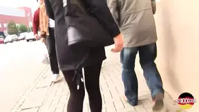 Sassy blonde eats biggest cock after casting session