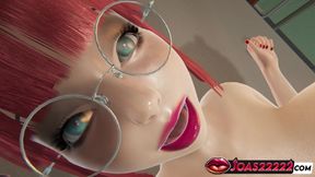 Huge Boobs Hospital Nurse Rule34 - Kissing, Pussy Masturbation, Tight Pussy Fingering, Double Dildo in Ass & Pussy for Squirt