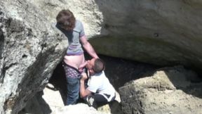 Gay fucked by straight at beach