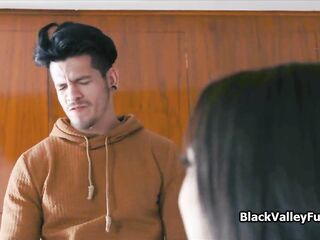 Cheating bf nearly busted on black teen