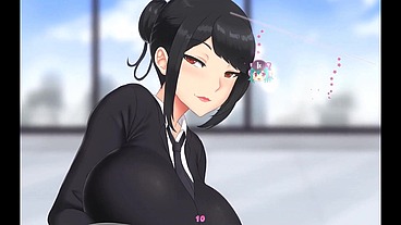 Oppai Muse [ Hentai Games ] Ep.2 stripping a blonde naughty nurse at work and a emo gamer girl with fishnet stocking