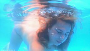 Breath Holding Underwater in Pool