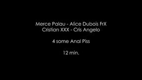 piss wet - merce palau alice dubois fr x cris angelo cristian merce - plan a 4 by cris angelo - french france spain - fr / esp