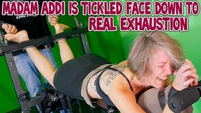 MADAM ADDI IS TICKLED FACE DOWN TO REAL EXHAUSTION - HD WMV
