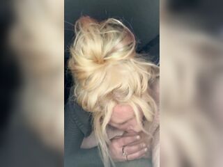 Streetwalker deepthroats a rod then shows off the load of cum after this chab cums in her throat