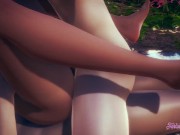 Yaoi Femboy - Eric enjoy with a doble penetration