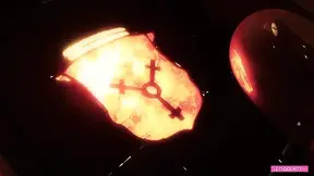 Dark beauty vampire seduces and screws lucky guy