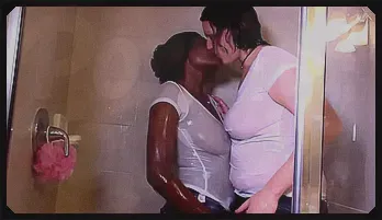 Vanessa Rain & Paris Love Steamy Wetlook Shower Scene