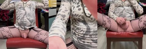 Sissy Femboy in Black Lingerie Pleasures Herself Raw POV Cum Drenched