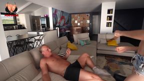 He Has a Good Threesome with Two Hot Brunettes Who Love It!