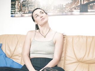 Former catwalk model Tanya on our casting bed