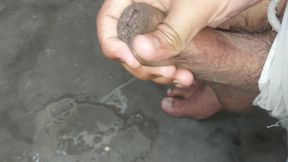 I am enjoying massage #bigcock #black #Cock #pissing