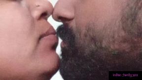 Indian Stepmom kissing and fucking