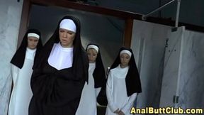 You'll never stop staring at that nun's round ass&#x1F351;